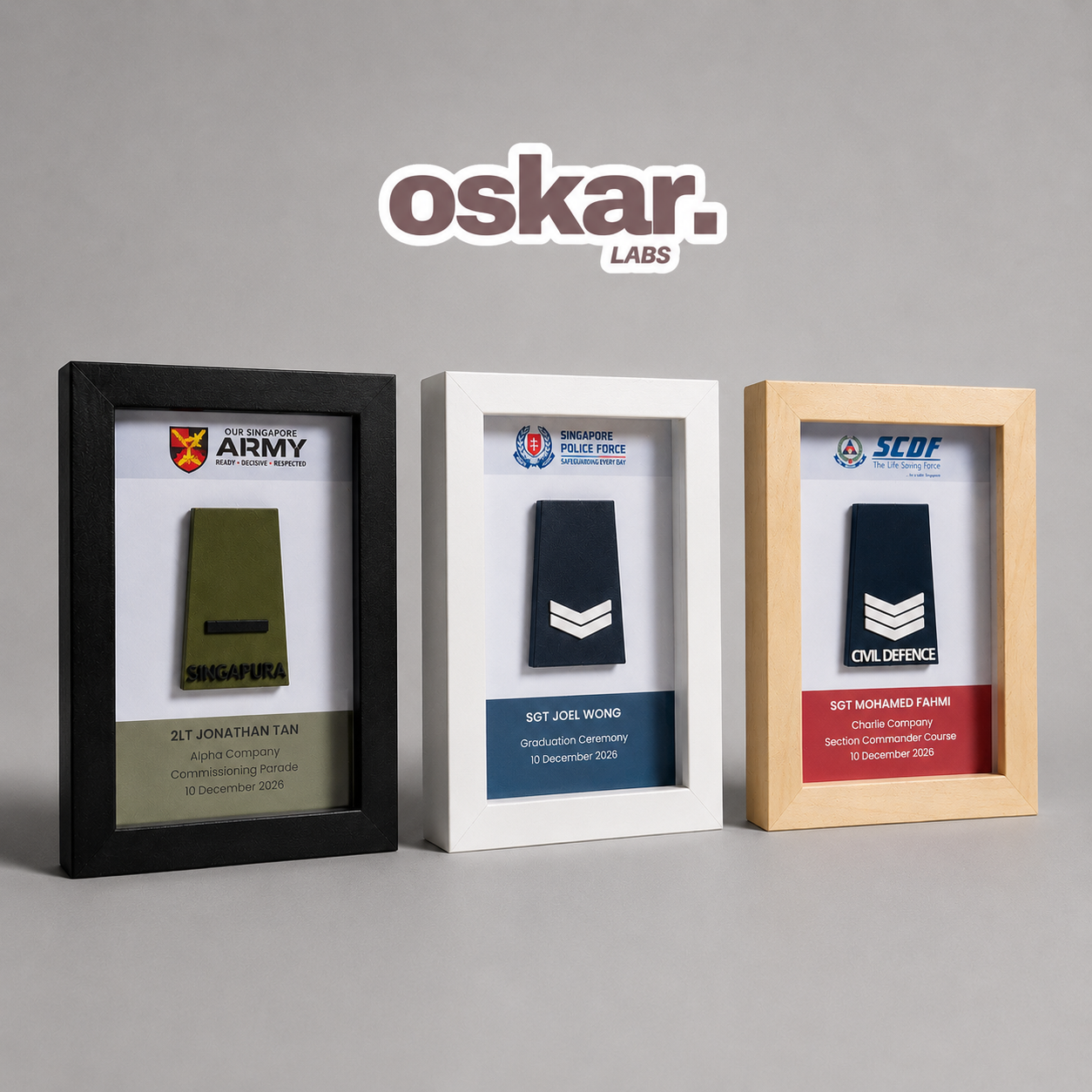 Custom Rank Plaques